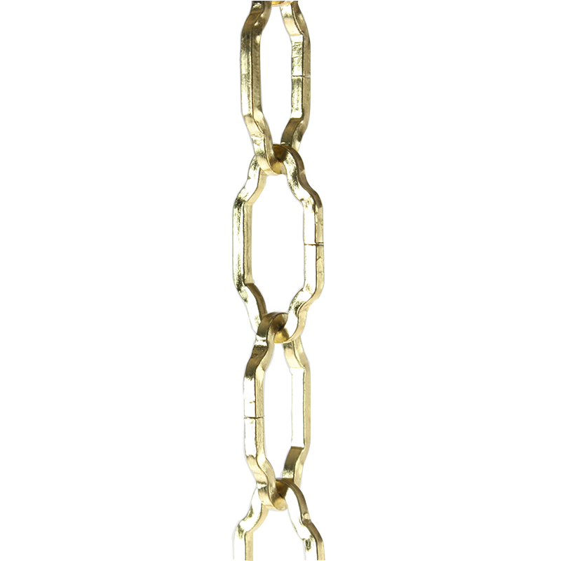 Brass Plated Gothic Iron Chain (2 sizes)