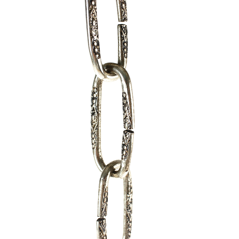 Patterned Nickel Plated Spanish Iron Chain <br> (5 styles)