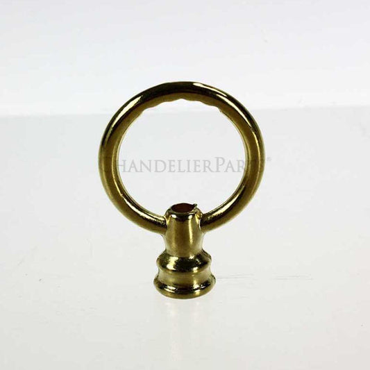 Bright Brass Ring Finial