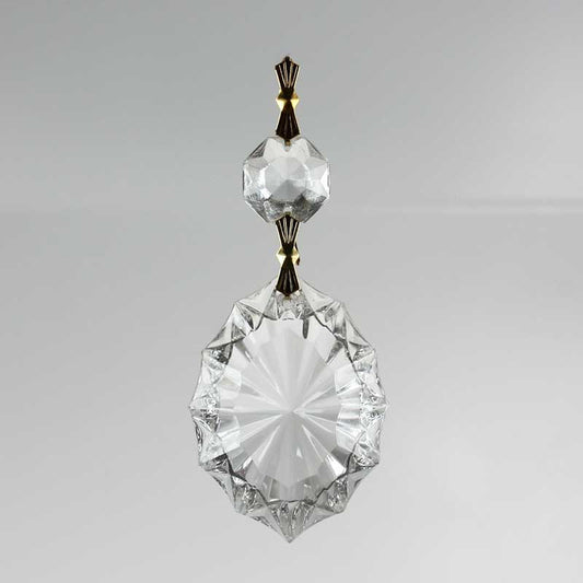 2" Oyster Oval w/ Top Bead