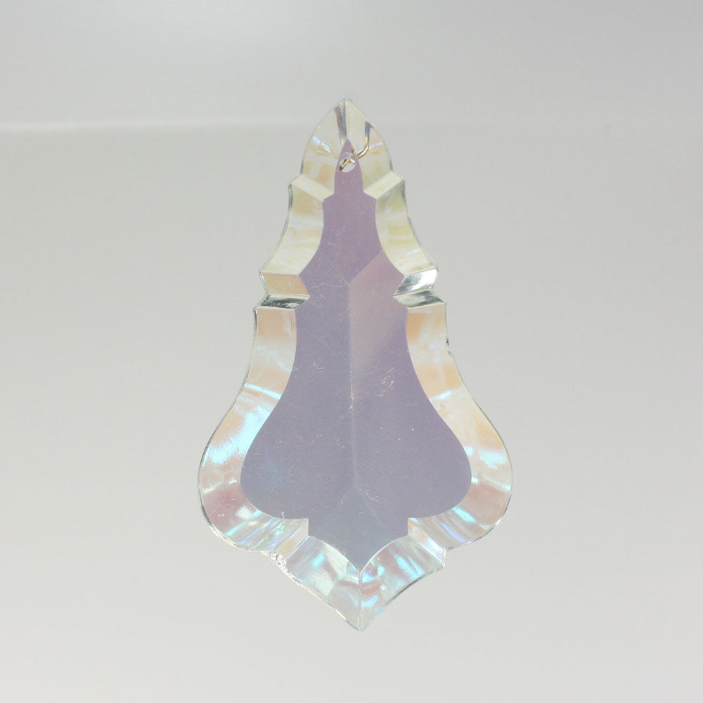 4" Aurora Borealis Pendalouge with No Top Bead