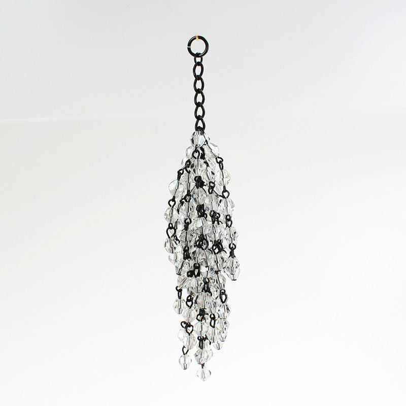 6mm Beaded Crystal Tassels <br> (2 styles)