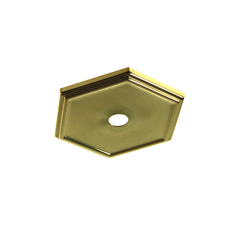 Rusch Polished Brass 95mm Hexagonal Cover