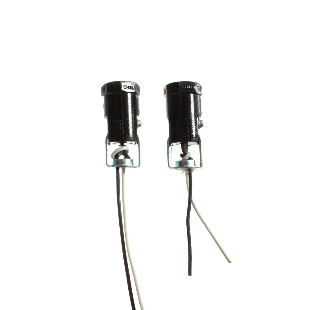 1-3/4" 75 Watt Candelabra Phen. Base Socket w/ Wire