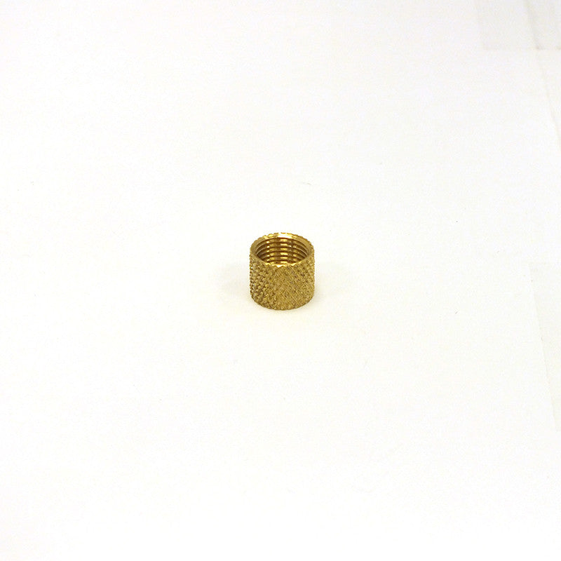 5/16" Solid Brass Knurled Coupling