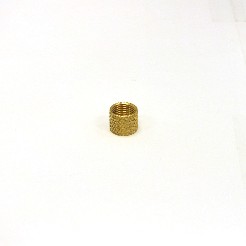 5/16" Solid Brass Knurled Coupling