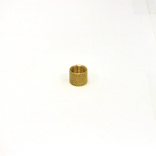 5/16" Solid Brass Knurled Coupling