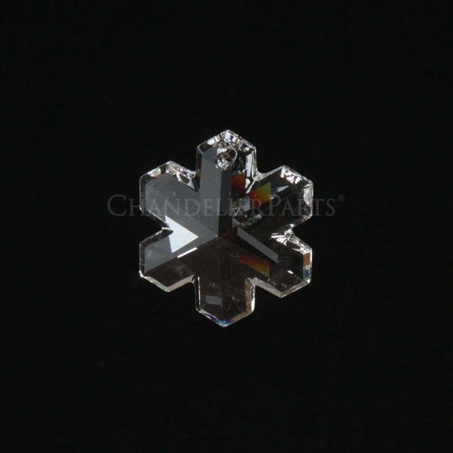 SWAROVSKI STRASS®<br>Crystal 1-Hole Snowflake