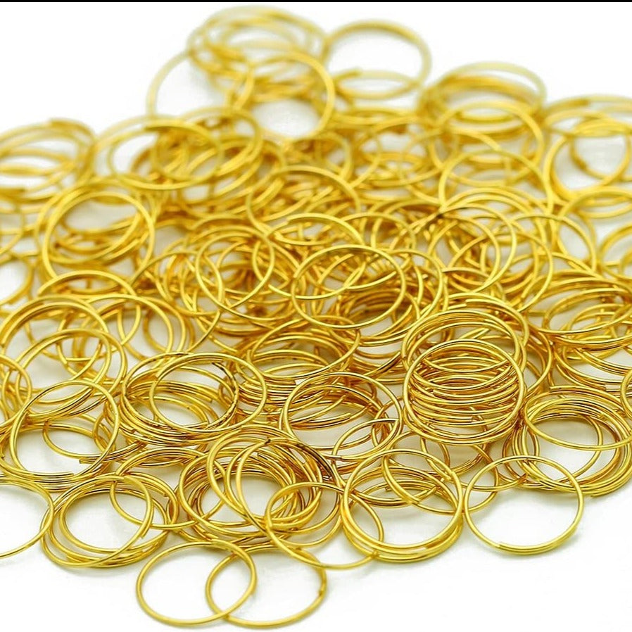 Gold Split Rings (25/pack)