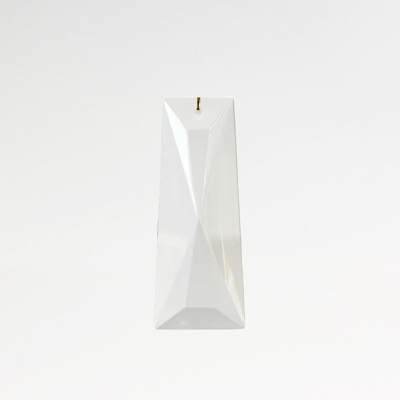 61mm Clear 1-Hole Coffin Stone