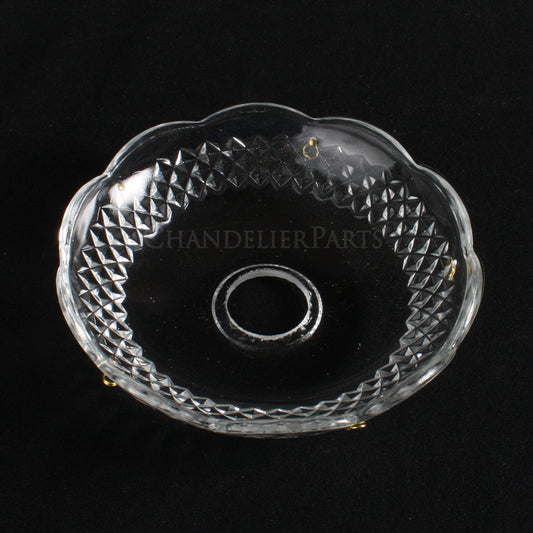 5" Pressed Bobeche (2 Pinhole Options)