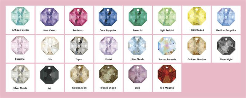 SWAROVSKI STRASS®<BR>14mm Colored 1 Meter (39") Chain
