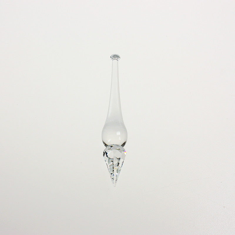 SWAROVSKI STRASS®<br>Crystal Decorative Drop, Pointed Bottom