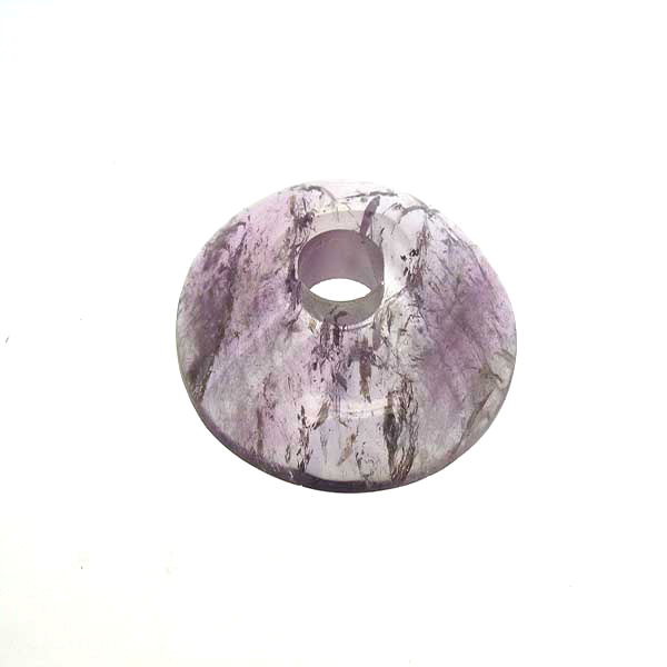 4" Amethyst Rock Crystal Bobeche