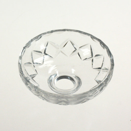 3-1/8" 26% Lead Yugoslavian Bobeche<br>No pin