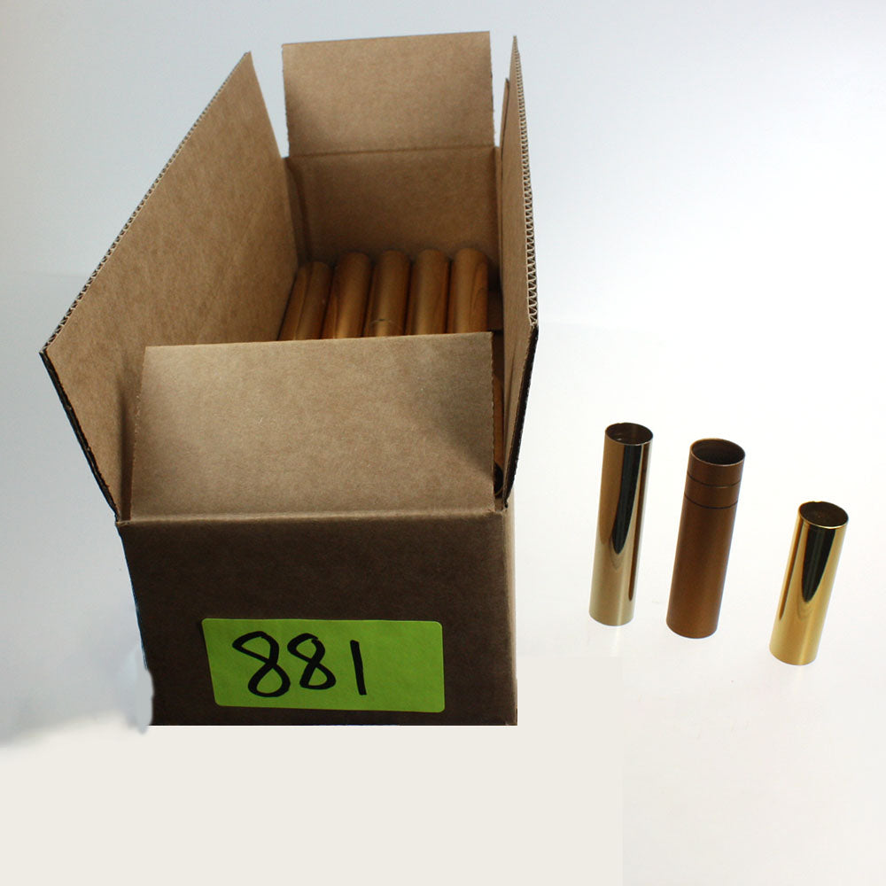 Gold Metal Candle Covers (Box of 20)