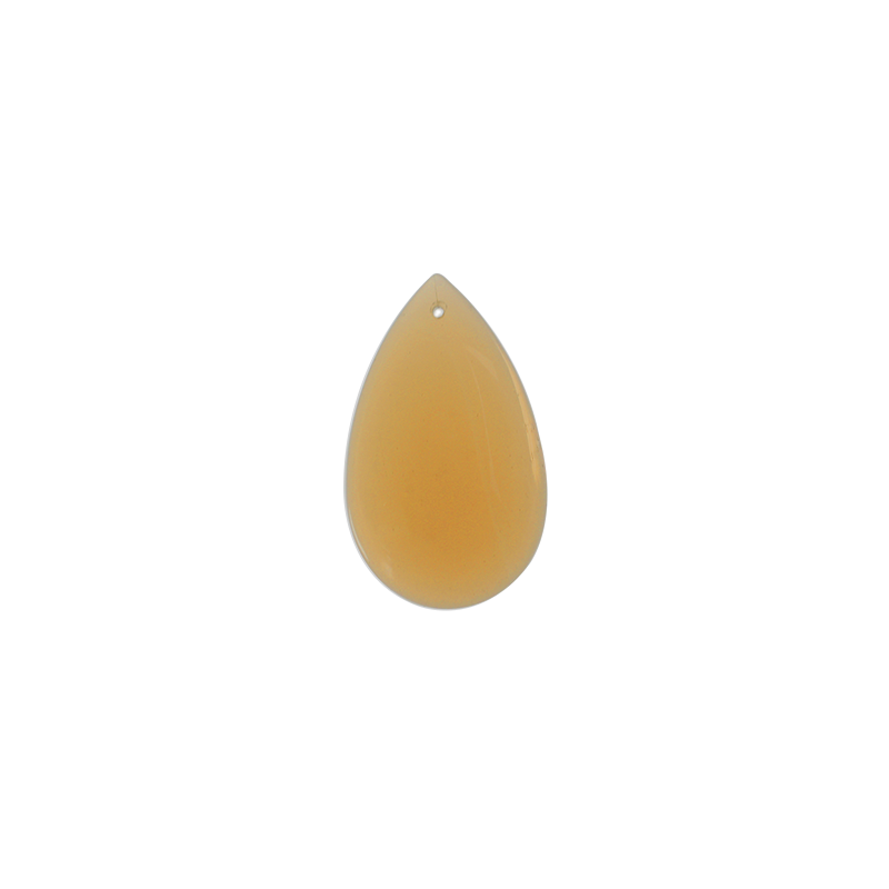 2-1/2" Colored Smooth Half Pear
