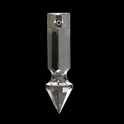 5 INCH CRYSTAL PRISM PRECIOSA MACHINE CUT W/ 30% LEAD