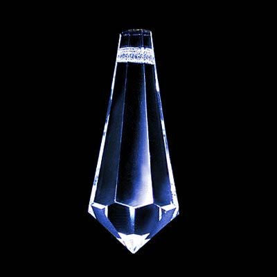 15 X 38MM SAPPHIRE DROP PRECIOSA MACHINE CUT