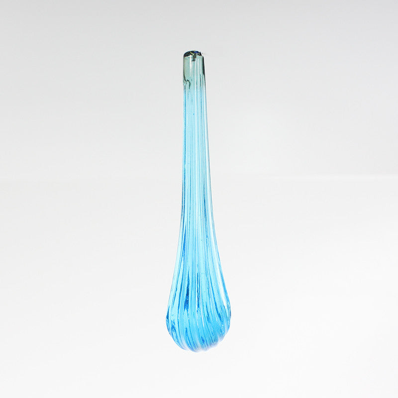 4" Colored Rippled Murano Raindrop