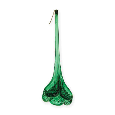 80MM EMERALD FLOWER DROP 