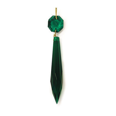 3.5 INCH H.C. EMERALD DROP W/ 14MM OCTAGON 