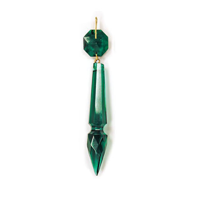 3 INCH H.C. EMERALD DROP W/ 14MM OCTAGON 