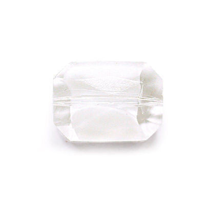 18MM 2 TONE FANCY CUT OCTAGON PENDANT W/ THRU HOLE