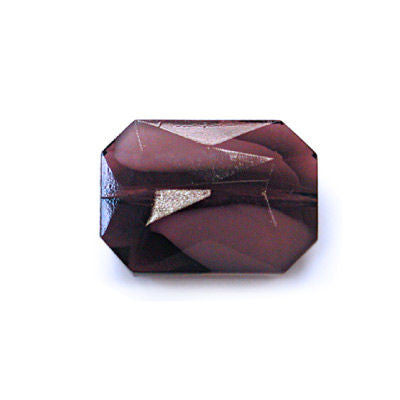 18MM 2 TONE FANCY CUT OCTAGON PENDANT W/ THRU HOLE
