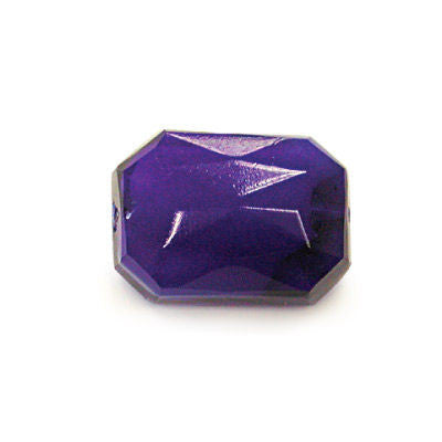 18MM 2 TONE FANCY CUT OCTAGON PENDANT W/ THRU HOLE