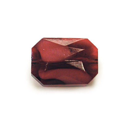 18MM 2 TONE FANCY CUT OCTAGON PENDANT W/ THRU HOLE