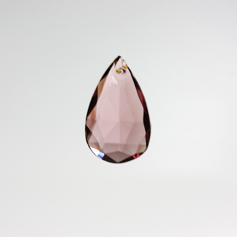 25mm Czech Crystal Colored Half Cut Almond <br> Pack of 12