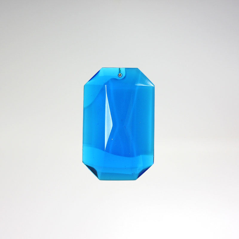 25mm 2 Tone Fancy Cut Octagon Rectangles w/ 1 Hole at Top<br> Pack of 12