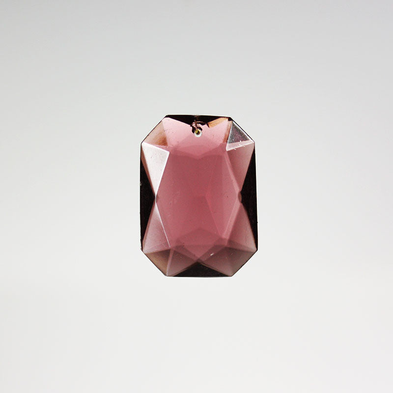 40mm Fancy Cut Octagon Rectangles w/ 1 Hole at Top<br> Pack of 12