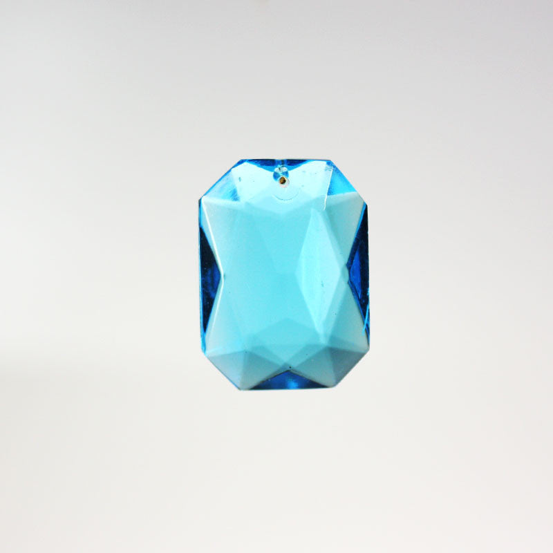 40mm Fancy Cut Octagon Rectangles w/ 1 Hole at Top<br> Pack of 12