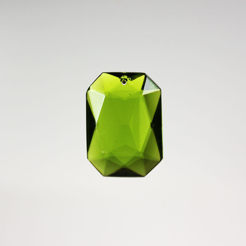 40mm Fancy Cut Octagon Rectangles w/ 1 Hole at Top<br> Pack of 12