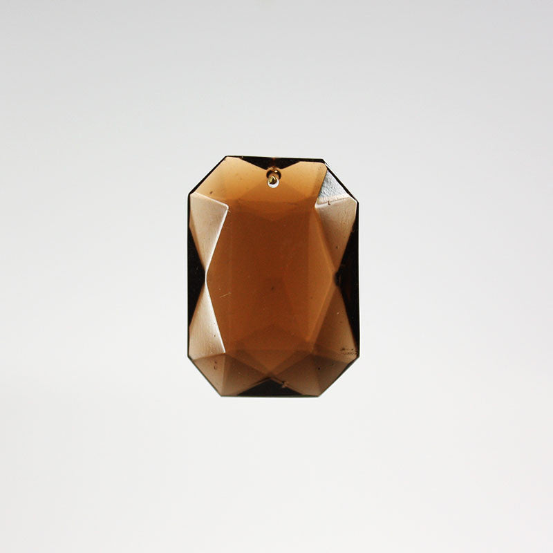 40mm Fancy Cut Octagon Rectangles w/ 1 Hole at Top<br> Pack of 12