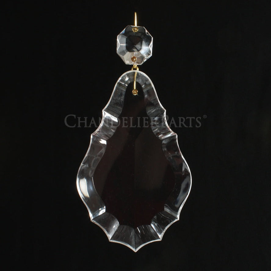 Czech Crystal Pendalogue w/ Top Bead