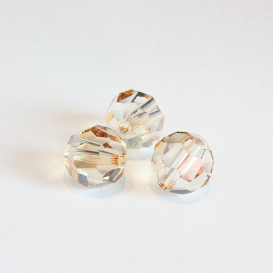 SWAROVSKI STRASS®<br>14mm Colored Faceted Round Bead