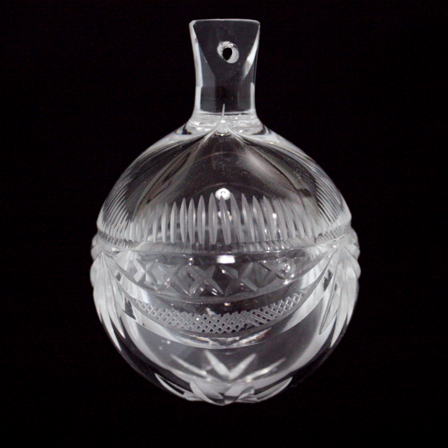 Crystal Fancy Cut Hollow Ball