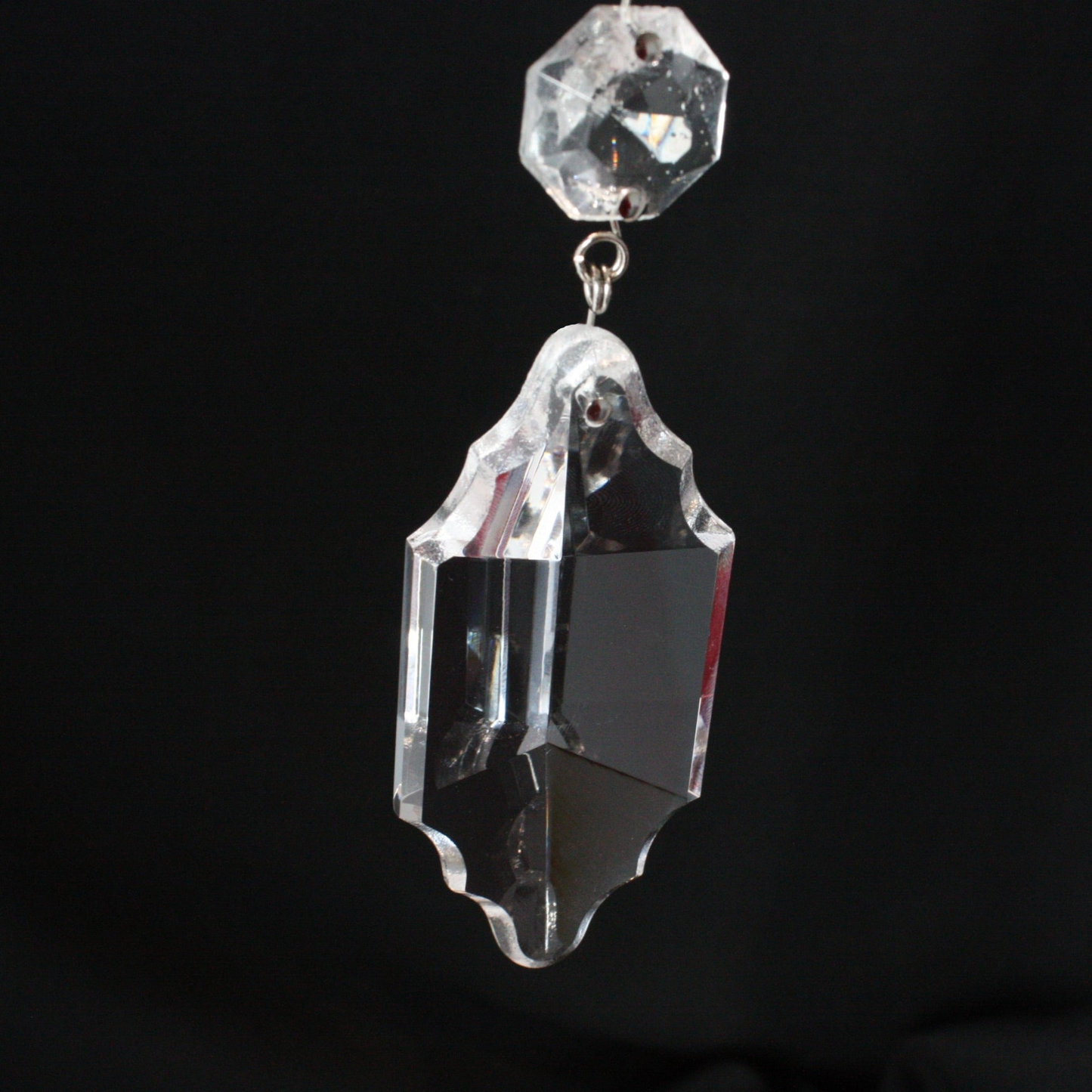 Turkish 3" Crystal Pendalogue w/ Top Bead