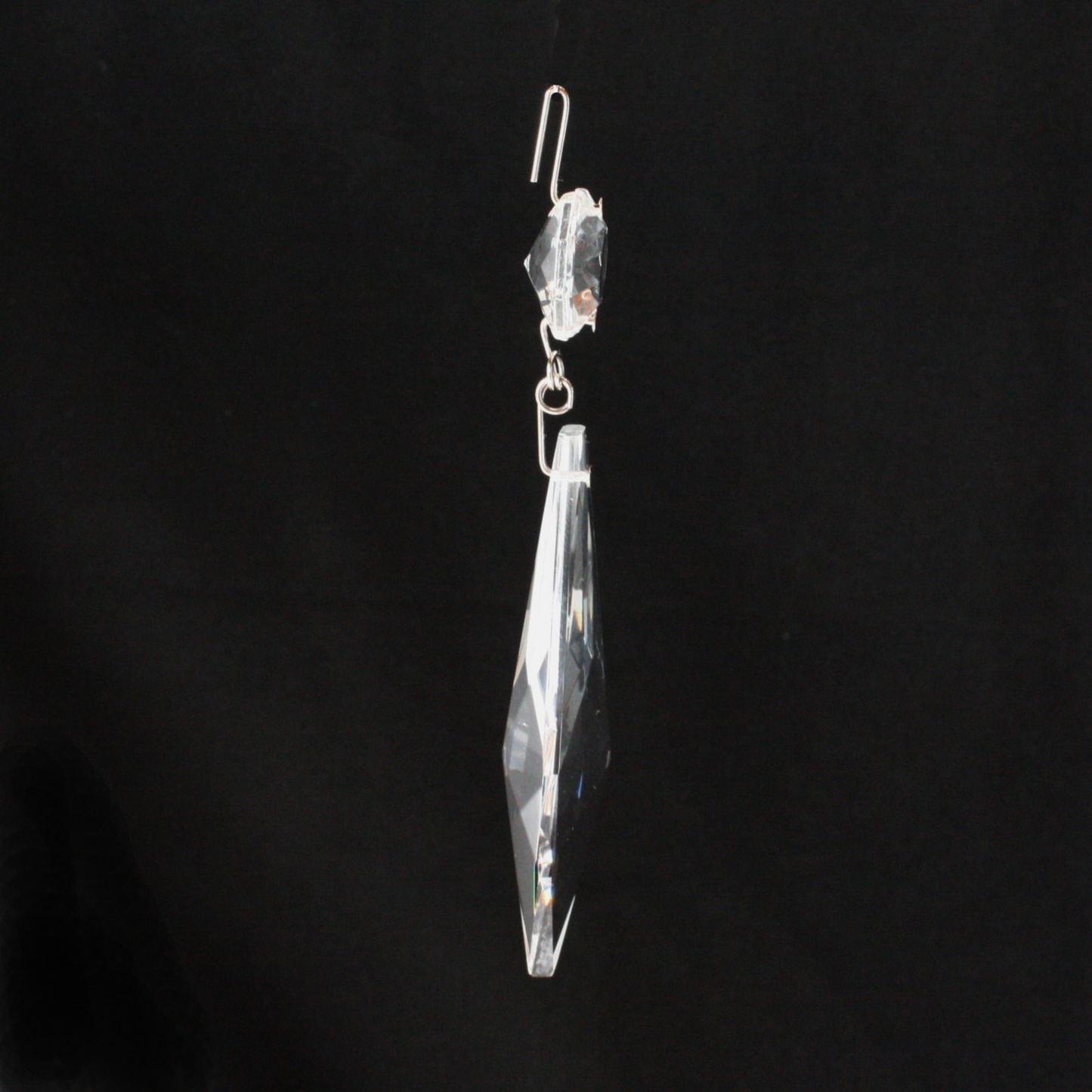 Turkish Full Cut Crystal Prism w/ Top Bead<br> (2 Sizes)