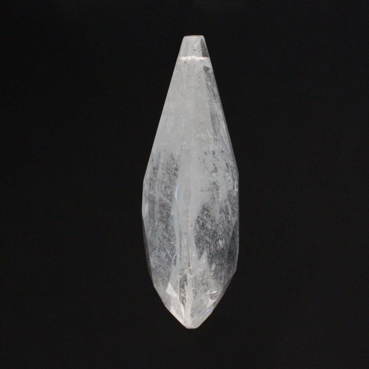 Rock Crystal Full Cut Teardrop