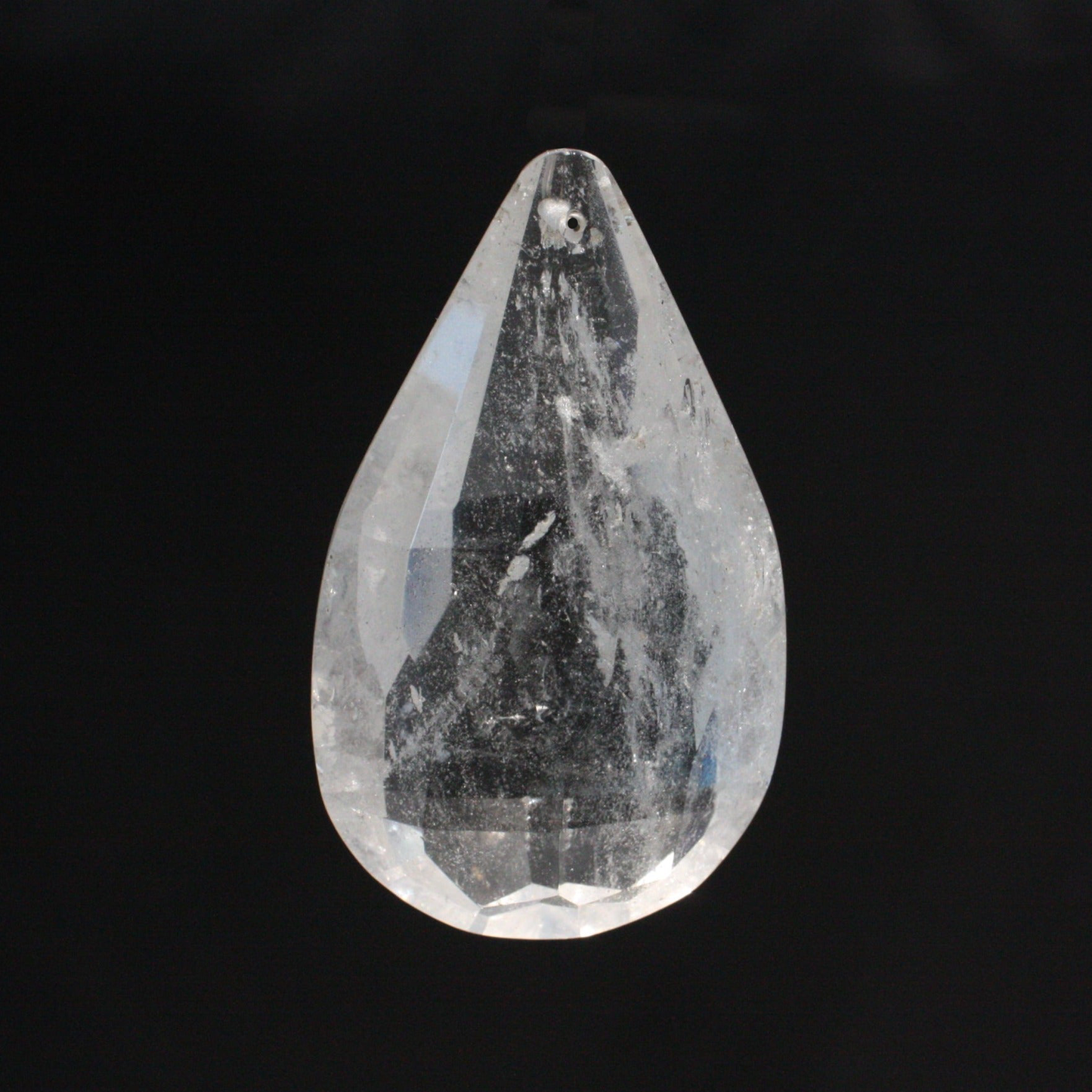 Rock Crystal Full Cut Teardrop