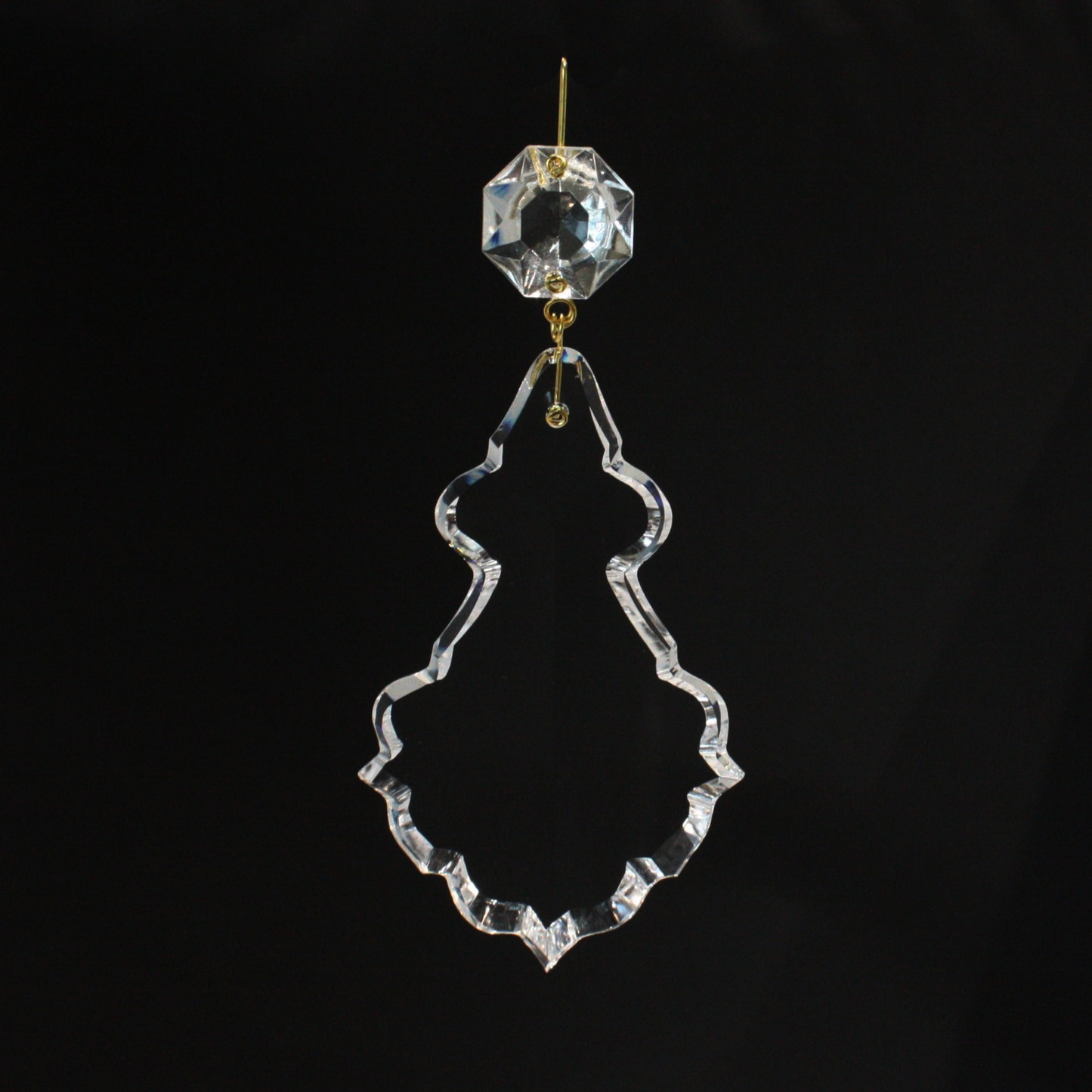 Czech Crystal Pendalogue w/ Top Bead