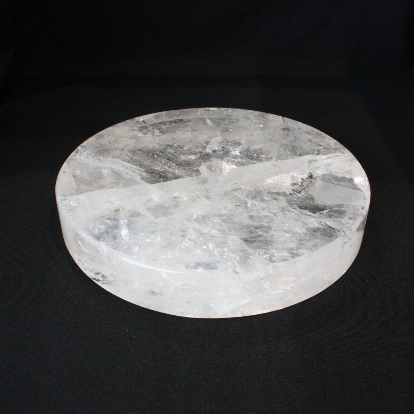 Rock Crystal Round Base