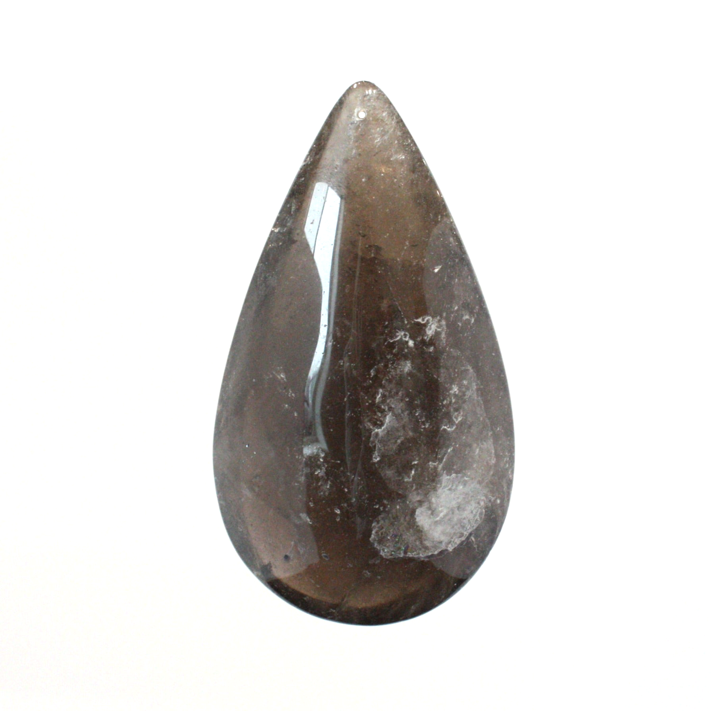 Smoky Quartz Smooth Full Pear