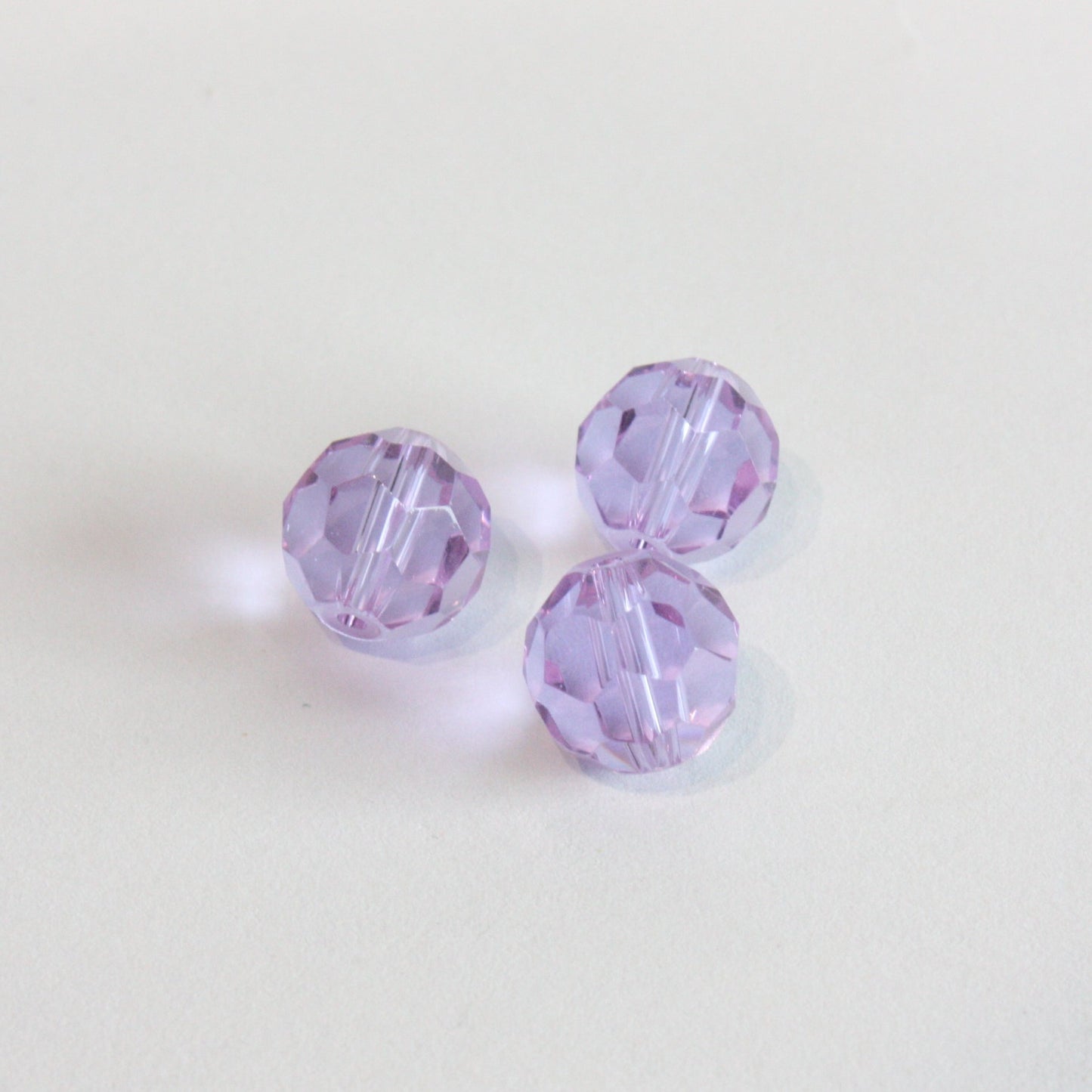 10mm Colored Faceted Round Bead (Pack of 10)