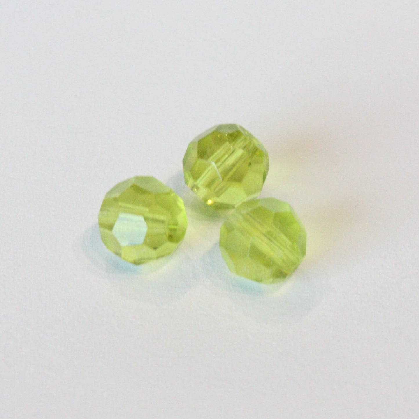 8mm Colored Faceted Round Beads (Pack of 10)