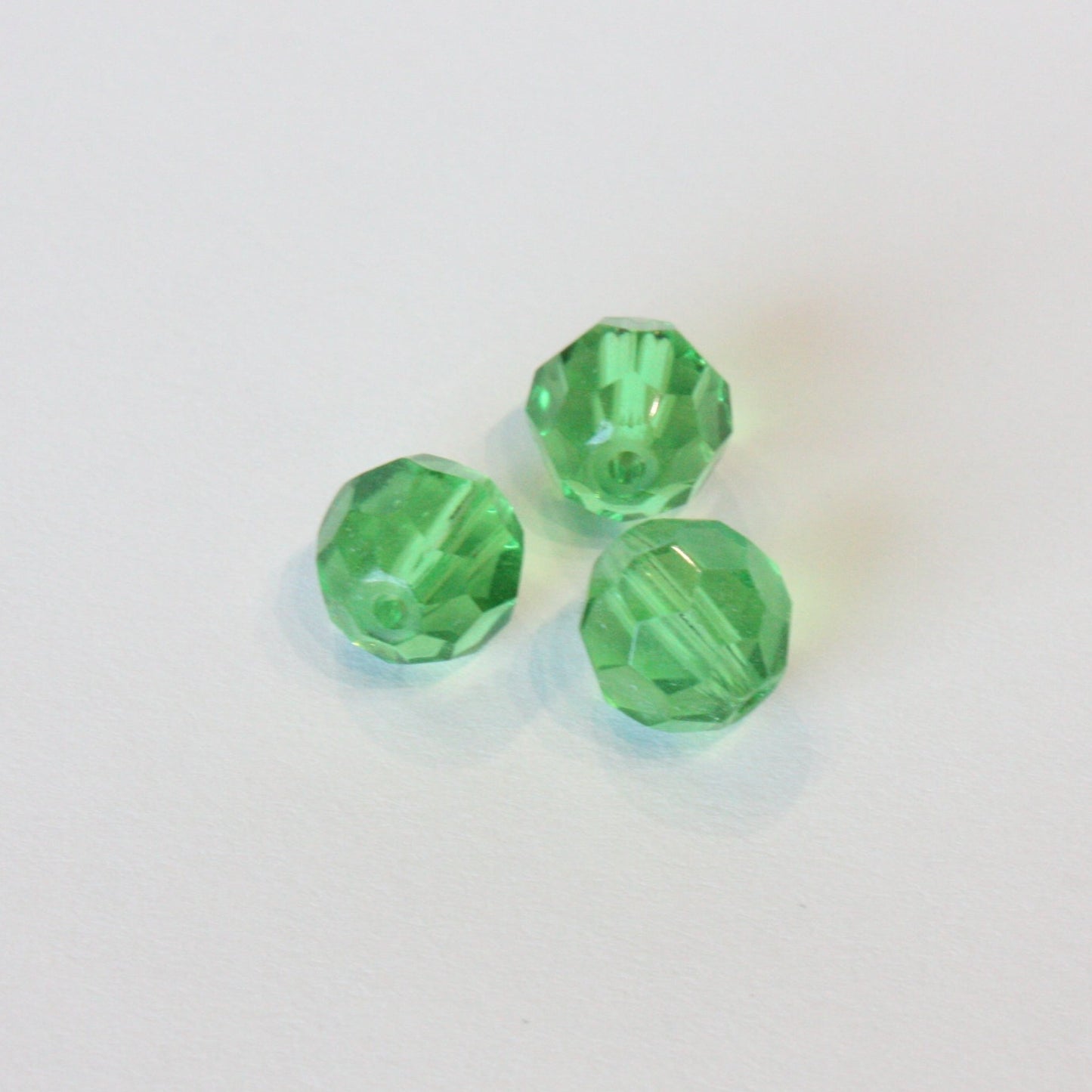 8mm Colored Faceted Round Beads (Pack of 10)